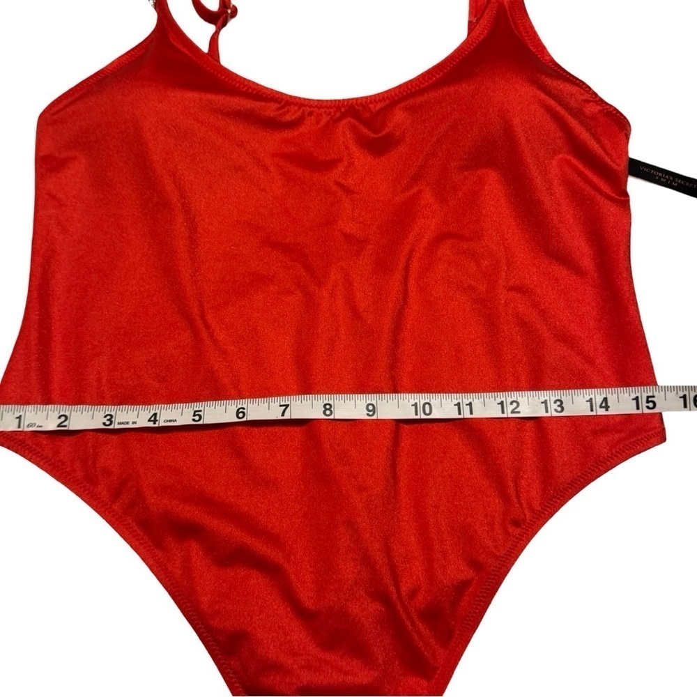 Victoria Secret NWT Bling strap red cheeky One piece Size L - Picture 8 of 9
